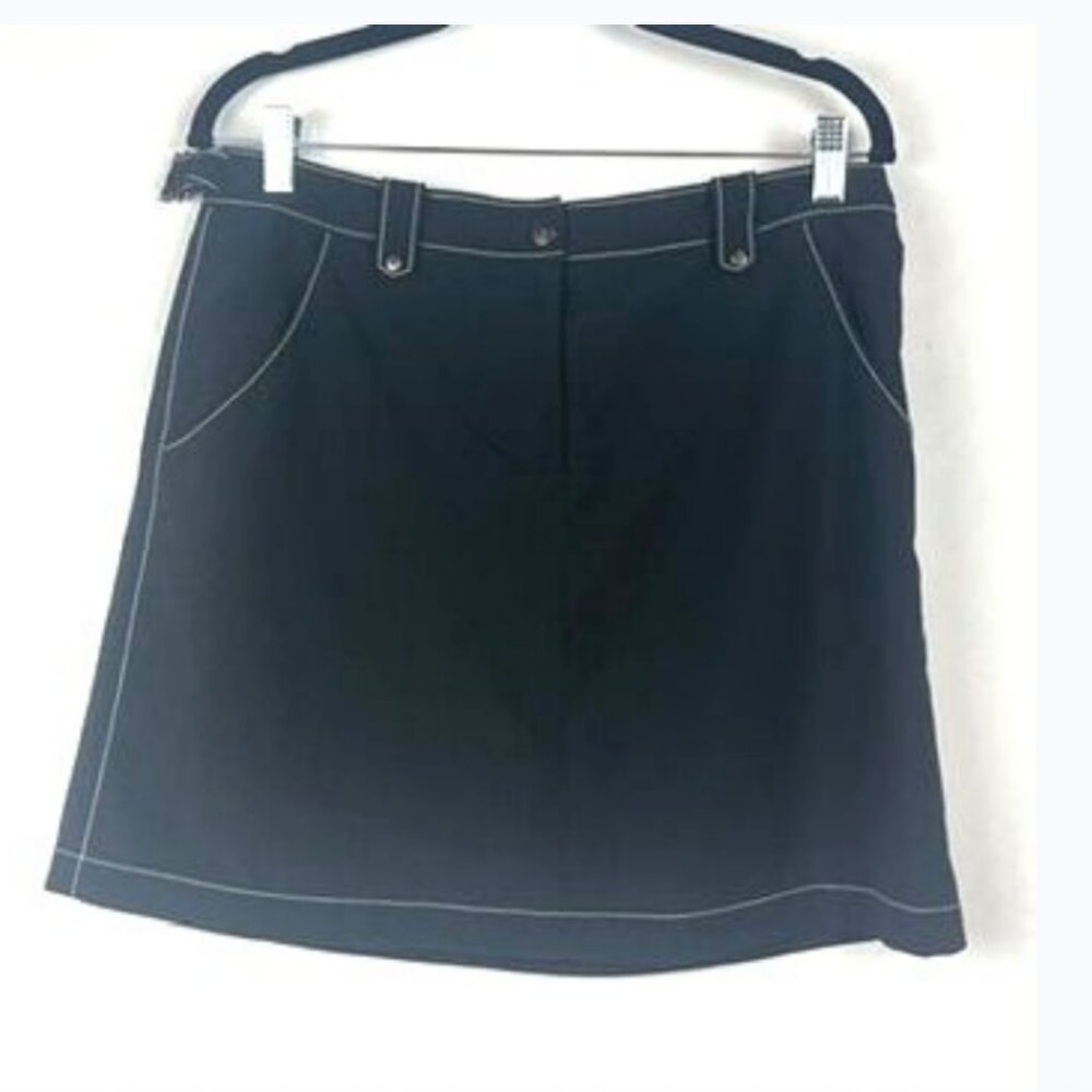 Annika Cutter & Buck Black Golf Skort 8